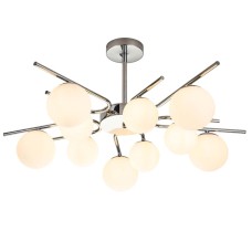 Люстра на штанге Escada Sphere 642/10P Silver