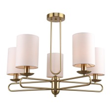 Люстра на штанге Escada Eclipse 10166/5PL Brass