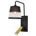 Бра с подсветкой Escada 598 598/1A Black/Brass