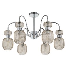 Люстра на штанге Escada Gloss 1141/6PL Chrome/Beige