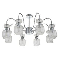 Люстра на штанге Escada Gloss 1141/8PL Chrome/Clear