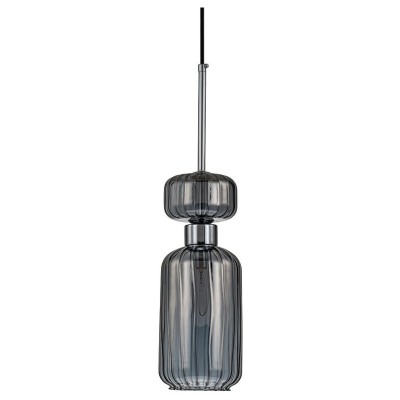 Подвесной светильник Escada Gloss 1141/1S Chrome/Smoke
