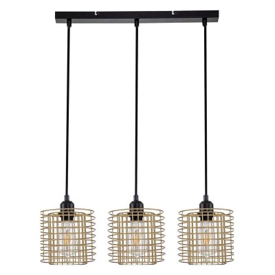 Подвесной светильник Escada Grid 10190/3S Gold