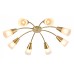 Потолочная люстра Escada Aquilegia 1100/8P Gold