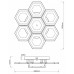 Потолочная люстра Escada Hexagon 10204/7LED