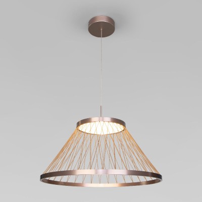 Подвесная люстра Eurosvet Cesta 40017/1 LED коричневый a069288