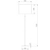 Торшер Eurosvet Notturno 01163/1 латунь a065670
