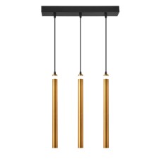 Подвесной светодиодный светильник Eurosvet Maestro 50133/3 LED бронза