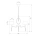 Подвесная люстра Eurosvet Madera 10127/5 хром/прозрачный хрусталь Strotskis Smart (10093/5)