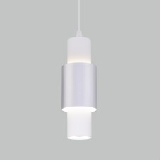 Подвесной светильник Eurosvet Bento 50204/1 LED белый/матовое серебро