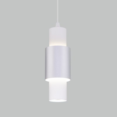 Подвесной светильник Eurosvet Bento 50204/1 LED белый/матовое серебро
