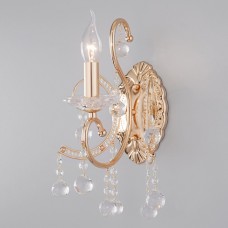 Бра Eurosvet Collana 10096/1 золото/прозрачный хрусталь Strotskis