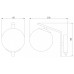 Бра Eurosvet Shape 70132/1 хром
