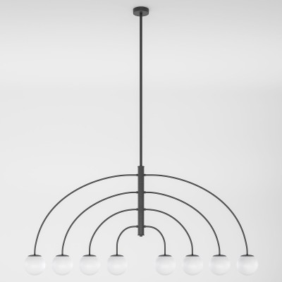 Люстра на штанге Eurosvet Cenacolo 30179/8 черный