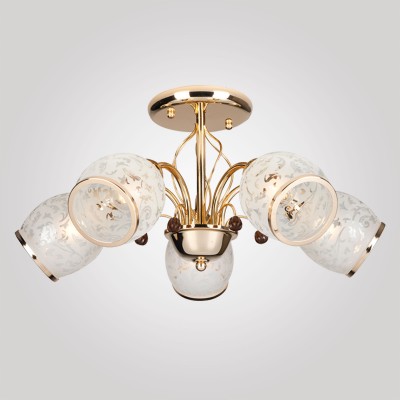 Люстра на штанге Eurosvet Gabriella 30026/5 золото