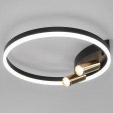 Накладной светильник Eurosvet Luminari 90247/3 черный/золото Smart