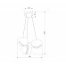 Подвесная люстра Eurosvet Emisfero 50083/3 LED золото