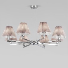 Подвесная люстра Eurosvet Peony 60136/8 хром/серый
