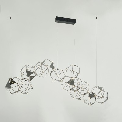 Подвесная люстра Eurosvet Uma 90368/14 черный жемчуг