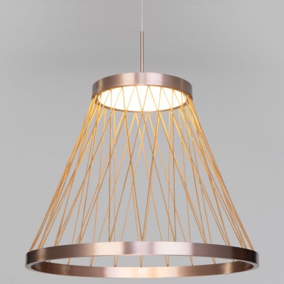 Подвесной светильник Eurosvet Cesta 40016/1 LED коричневый