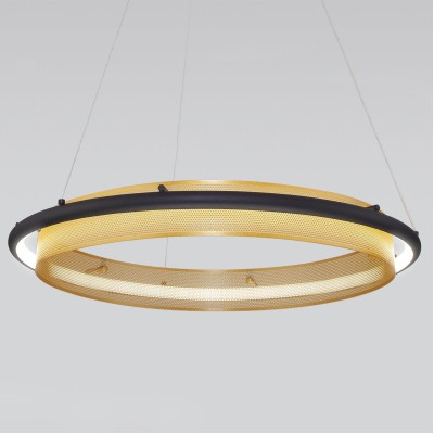 Подвесной светильник Eurosvet Imperio 90241/1 черный/ золото Smart