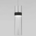 Подвесной светильник Eurosvet Lumen 50244/1 LED черный/прозрачный
