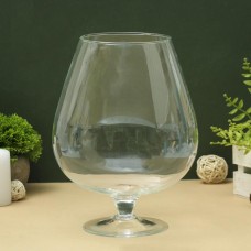 Ваза «Бренди» бокал на ножке, 5 л, d=13.5 см 28×20 см, стекло, прозрачная