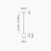 Подвесной светильник Fabbian Claque S white