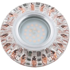Встраиваемый светильник Fametto DLS-L121 GU5.3 CHROME/CLEAR+BRONZE UL-00000368