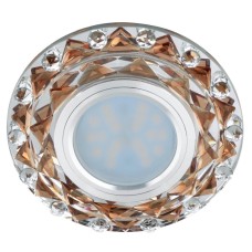 Встраиваемый светильник Fametto Luciole DLS-L130 GU5.3 Chrome/Brown