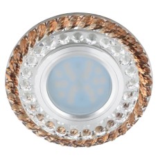 Встраиваемый светильник Fametto Luciole DLS-L132 GU5.3 Chrome/Brown