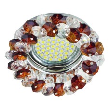 Встраиваемый светильник Fametto Fiore DLS-F130 GU5.3 Chrome/Brown