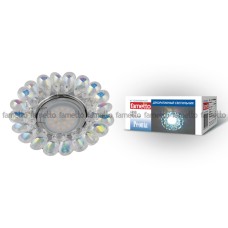 Встраиваемый светильник Fametto Peonia DLS-P119 GU5.3 CHROME/RAINBOW