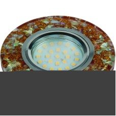 Встраиваемый светильник Fametto DLS-L103 GU5.3 CHROME/BROWN 10716