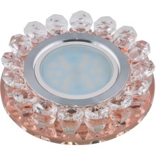 Встраиваемый светильник Fametto Luciole DLS-L102 GU5.3 CHROME/PEACH 10001