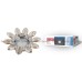Встраиваемый светильник Fametto Peonia DLS-P112 GU5.3 CHROME/COGNAC+CLEAR 10542