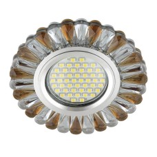 Встраиваемый светильник Fametto Luciole DLS-L145 Gu5.3 Glassy/Tea