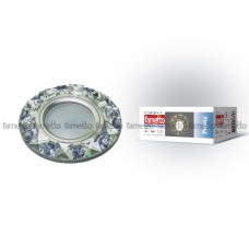 Встраиваемый светильник Fametto Peonia DLS-P123 GU5.3 CHROME/CLEAR+PURPLE