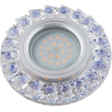 Встраиваемый светильник Fametto DLS-L120 GU5.3 CHROME/CLEAR+PURPLE UL-00000367