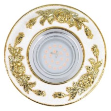 Встраиваемый светильник Fametto Arno DLS-A105 GU5.3 Chrome/White+Gold