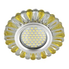 Встраиваемый светильник Fametto Luciole DLS-L145 Gu5.3 Glassy/Gold