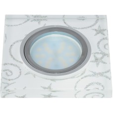 Встраиваемый светильник Fametto Peonia DLS-P203 GU5.3 CHROME/WHITE 10127