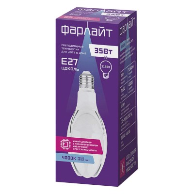 Лампа светодиодная Farlight  E27 35Вт 4000K FAR000183