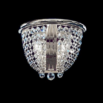 Настенный светильник Faustig 20510.5/2 Nickel Strass