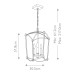 Подвесной светильник Feiss Thayer QN-THAYER-3P-ADB