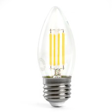 Лампа светодиодная Feron LB-66 Свеча E27 7W 4000K 38271