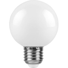 Лампа светодиодная Feron E27 3W 6400K Шар Матовая LB-371 25902