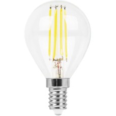 Лампа светодиодная филаментная Feron E14 11W 2700K Шар Прозрачная LB-511 38013