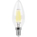Лампа светодиодная филаментная Feron E14 7W 2700K Шар Прозрачная LB-52 25874