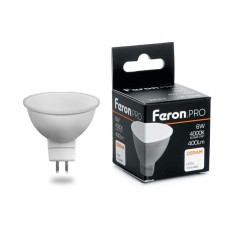 Лампа светодиодная Feron G5.3 6W 4000K матовая LB-1606 38084